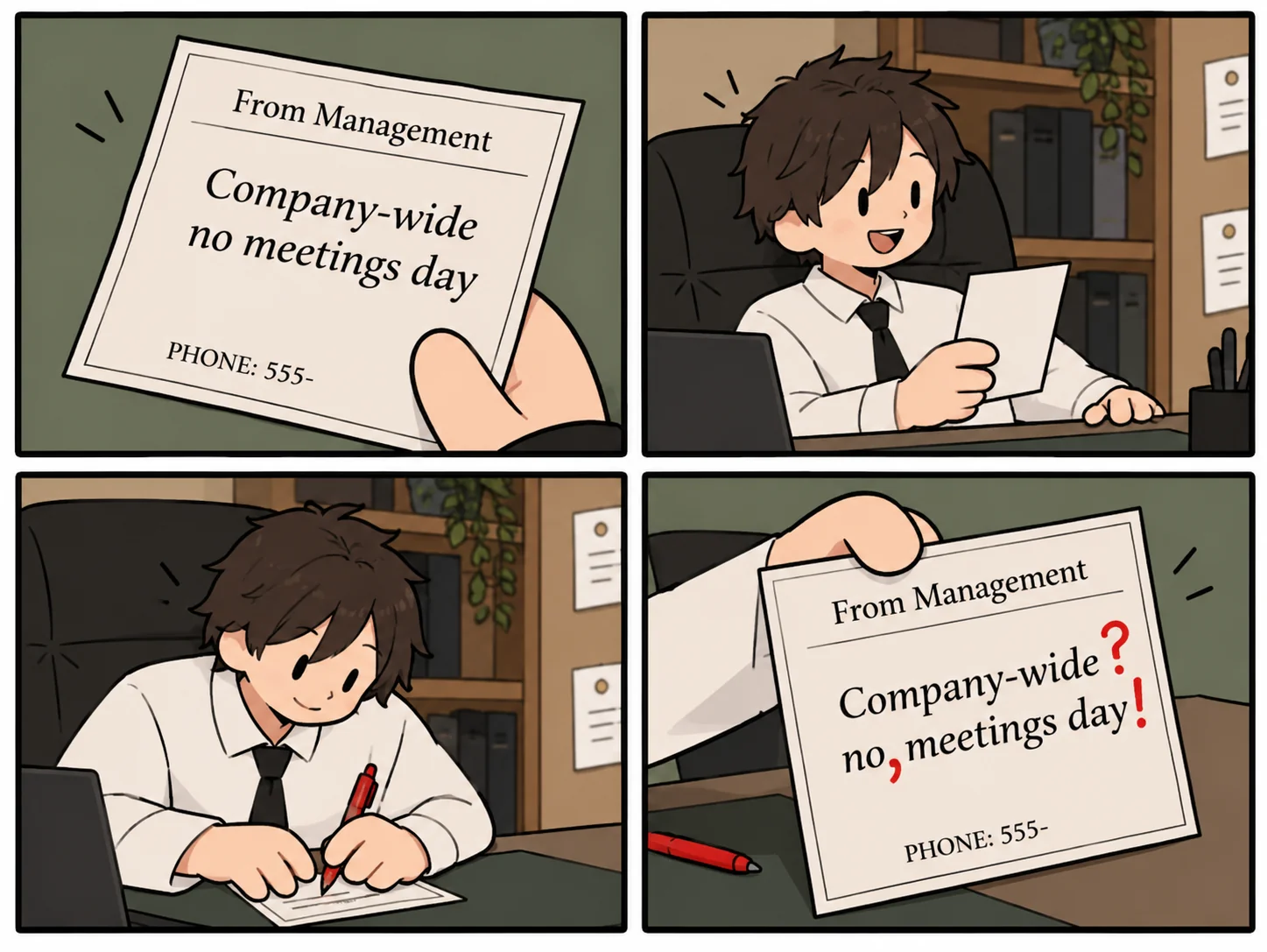 COMPANY-WIDE NO MEETINGS DAY
